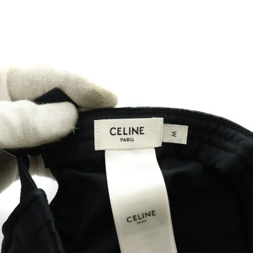 CELINE（セリーヌ） イニシャル ベースボールキャップ 帽子 コットン M