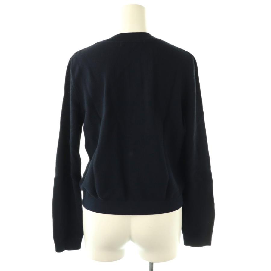 エムプルミエ ブラック M-Premier BLACK ゴールドボタンニット