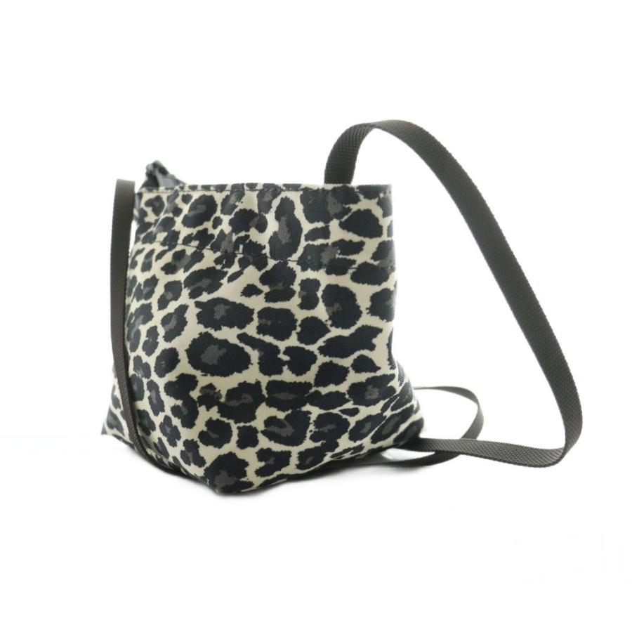 エルベシャプリエ　ナイロン舟型ショルダーバッグXS レオパード　未使用 エルベシャプリエ Herve Chapelier ナイロン舟型ショルダーバッグXS
