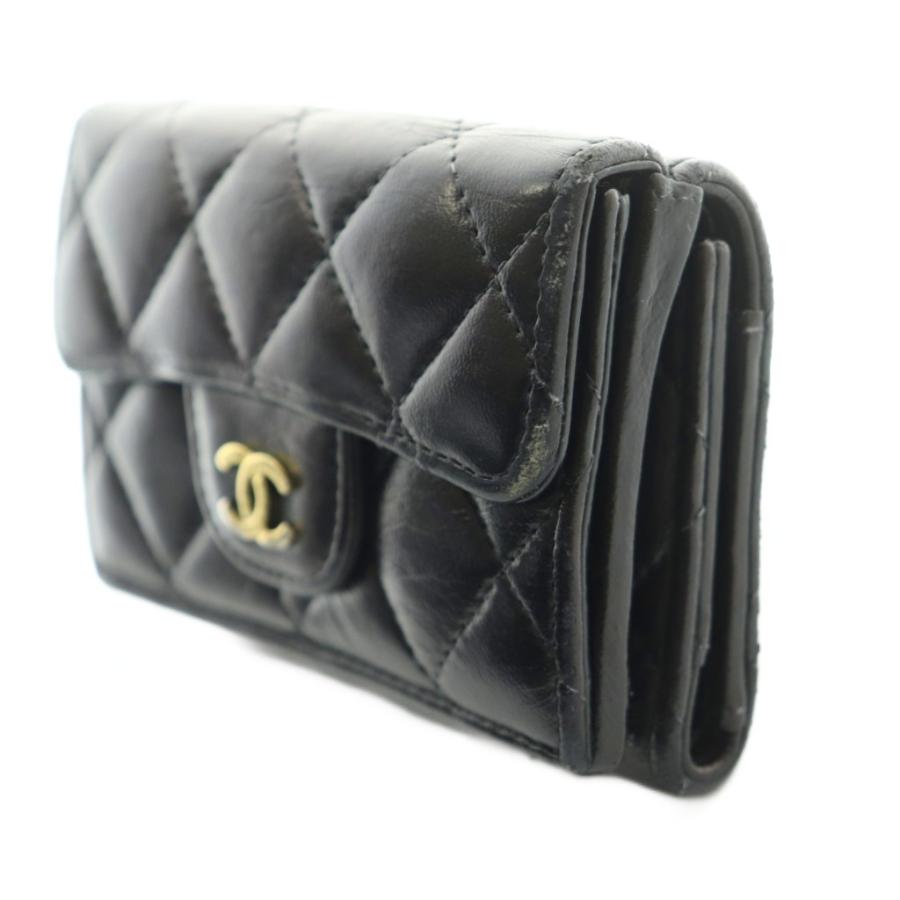 CHANEL（シャネル） マトラッセ スモールフラップウォレット 三つ折り 