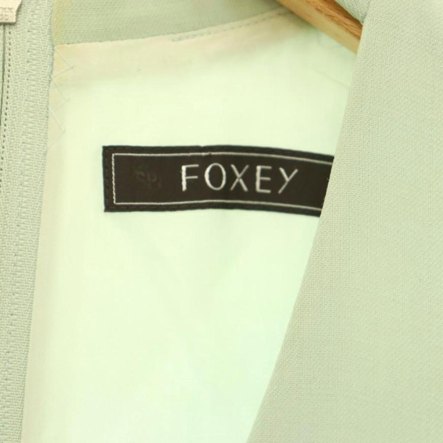 FOXEY（フォクシー） ワンピース ロング ノースリーブ Vネック 40