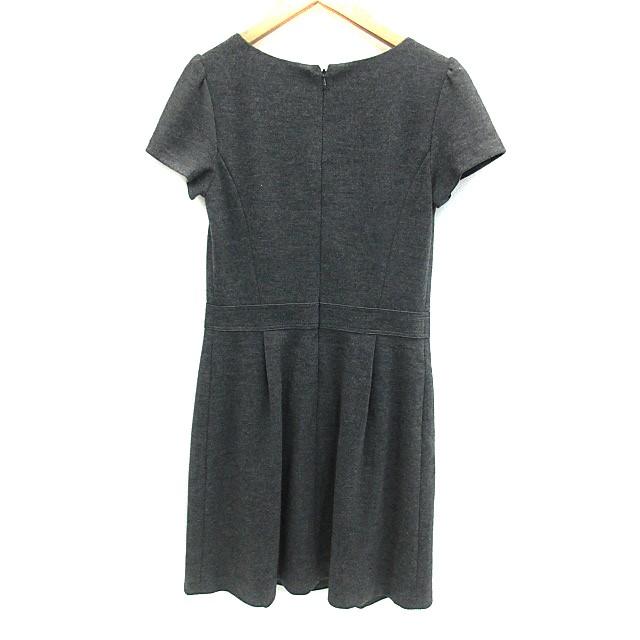 中古 アンタイトル Untitled ワンピース ニット ひざ丈 ラウンドネック 半袖 ベルト付き ウール 1 グレー Ns25 レディース ベクトル 古着 171 ブランド古着販売のベクトル 通販 Yahoo ショッピング