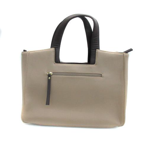 中古 ダズリン Dazzlin バッグ ハンド ショルダー 斜め掛け 2way フェイクレザー バイカラー ベージュ 茶 ブラウン Ys40 レディース ベクトル 古着 171 ブランド古着販売のベクトル 通販 Yahoo ショッピング