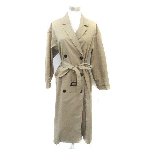 中古 スナイデル Snidel トレンチコート スプリングコート ロング丈 ベルト付き 0 カーキ Ho16 レディース ベクトル 古着 171 ブランド古着販売のベクトル 通販 Yahoo ショッピング