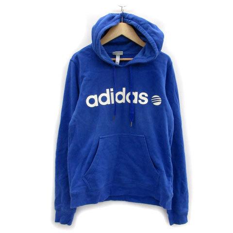 アディダスネオ Adidas Neo パーカー プルオーバー スウェット 長袖 フード付き ロゴ 裏起毛 M ブルー 青 Ms4 メンズ 171 ブランド古着販売のベクトル 通販 Yahoo ショッピング