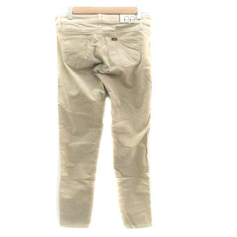 リー Lee コーデュロイパンツ テーパードパンツ アンクル丈 M ベージュ Ho46 レディース 171 ブランド古着販売のベクトル 通販 Yahoo ショッピング