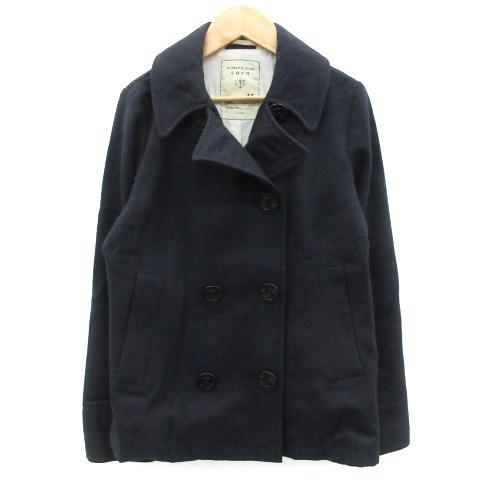 中古 コーエン Coen Pコート ピーコート ショート丈 ウール M ネイビー 紺 Ym8 レディース 最大65 Offクーポン
