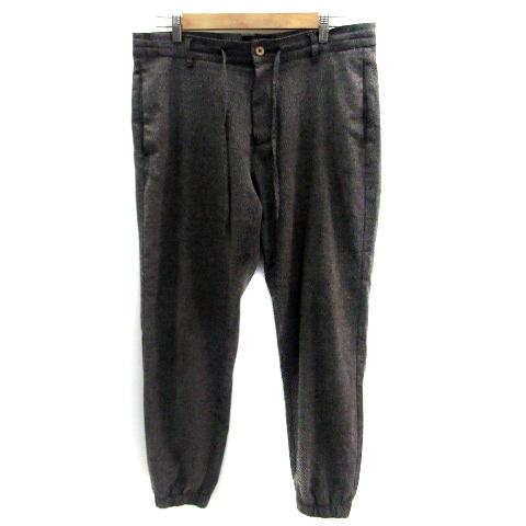 中古 ザラマン Zara Man ジョガーパンツ アンクル丈 L グレー Ho22 メンズ 新品 送料無料