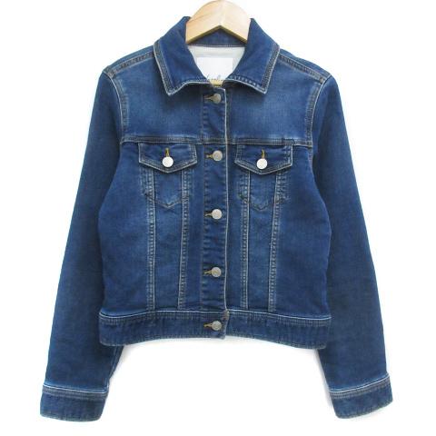 中古 ダズリン Dazzlin デニムジャケット Gジャン ジージャン ミドル丈 ステンカラー S 青 ブルー Ff16 レディース ベクトル 古着 171 ブランド古着販売のベクトル 通販 Yahoo ショッピング