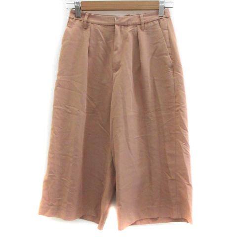 ロペピクニック Rope Picnic ガウチョパンツ ワイドパンツ ハーフ丈 36 ピンクベージュ Ym10 レディース 171 ブランド古着販売のベクトル 通販 Yahoo ショッピング