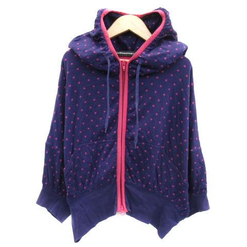 人気 中古 メルシーボークー Mercibeaucoup ジャケット パーカー ミドル丈 星柄 ダブルジップ 1 パープル Yk37 Mo レディース ベクトル 古着 パーカー Www We Job Com