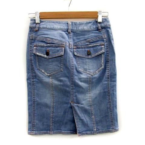 エムケー ミッシェルクラン MK KLEIN+ デニムスカート タイトスカート