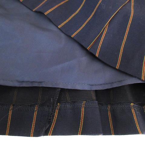 ストロベリーフィールズ プリーツスカート フレアスカート ひざ丈  