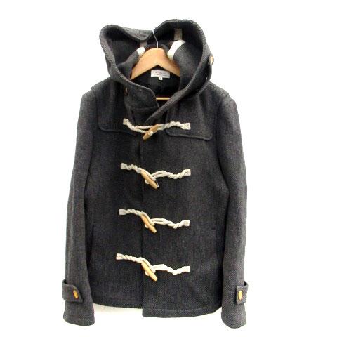 ヒロミチナカノ hiromichi nakano ダッフルコート ショート丈 フード 