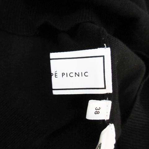 ロペピクニック ROPE Picnic ニット セーター 長袖 ハイネック パールビーズ 38 黒 ブラック /FF46 レディース｜vectorpremium｜06