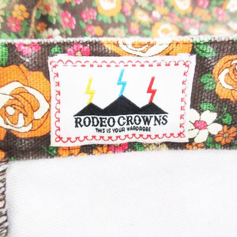 Rodeo Crowns（ロデオクラウンズ） テーパードパンツ ロング丈 花柄 