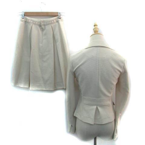 新品】エフデ フォーマルスーツ セットアップ アイボリー シングル