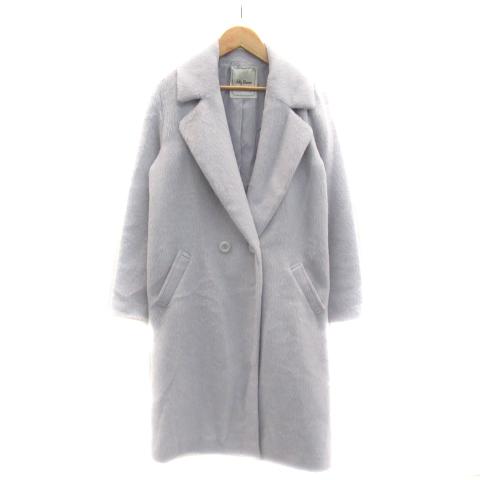 リリーブラウン Lily Brown チェスターコート ダブルボタン ロング丈 F