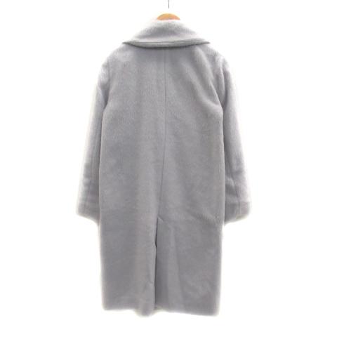 極美品 DbyD Syoukei 銀ボタン ダブル チェスターコート XL相当 Meiru（メイル）の「ダブルボタンフレアロングチェスターコート