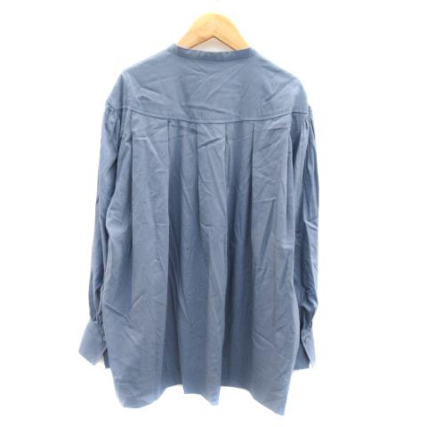 スタイルミキサー STYLEMIXER シャツ ブラウス 長袖 バンドカラー 無地