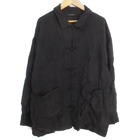 GRANCY ブラック(BLACK BORDER) Lサイズ 長袖シャツ Graphpaper - グラフペーパー25SS Oxford L/S Oversized B.D