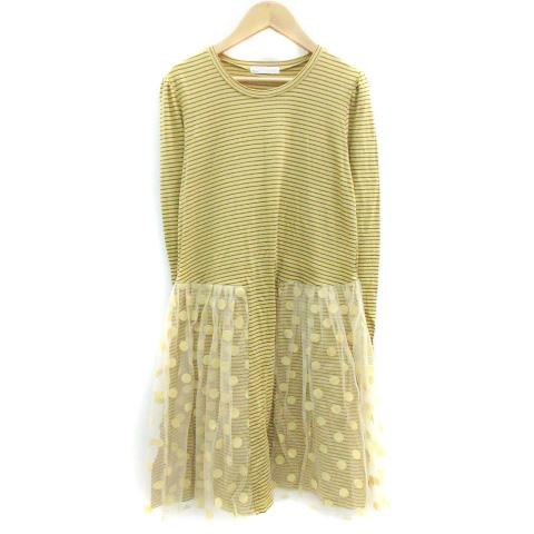 黄色ボーダーにドット