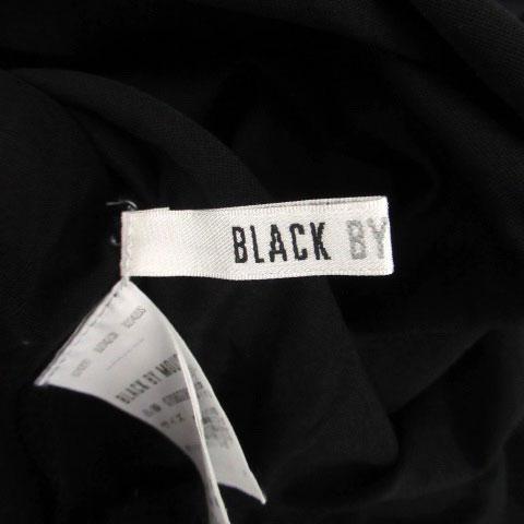 ブラック バイ マウジー BLACK by moussy カットソー ラウンドネック ノースリーブ チュール 切替 F 黒 ブラック /HO48 レディース｜vectorpremium｜04