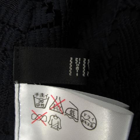 イヴィスト IVISUTO ノーカラージャケット ミドル丈 無地 ダブルボタン  