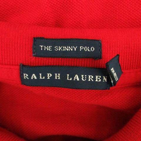 ラルフローレン RALPH LAUREN ポロシャツ ポロカラー 半袖 ロゴ刺繍 M 赤 レッド /HO40 メンズ｜vectorpremium｜04