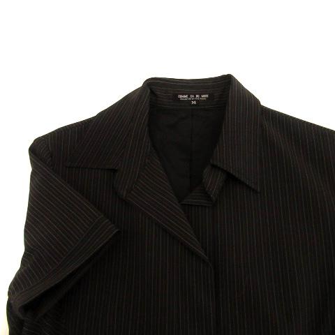 コムサデモード COMME CA DU MODE シャツワンピース オープンカラー 