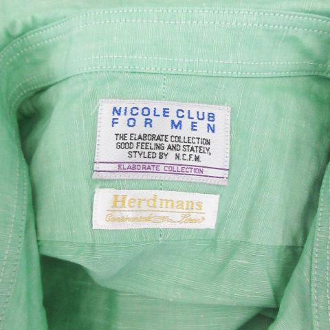 ニコルクラブフォーメン NICOLE CLUB FOR MEN カジュアルシャツ ニコルクラブフォーメン NICOLE CLUB FOR MEN カジュアルシャツ