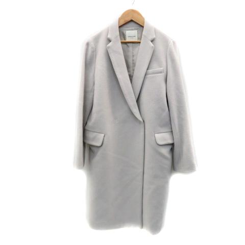ウヴラージュクラス OUVRAGE CLASSE チェスターコート ロング丈 無地 