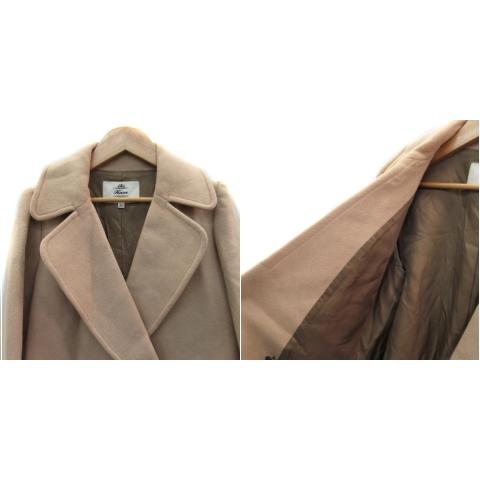 カオン Kaon チェスターコート ロング丈 ダブルボタン ティアード  