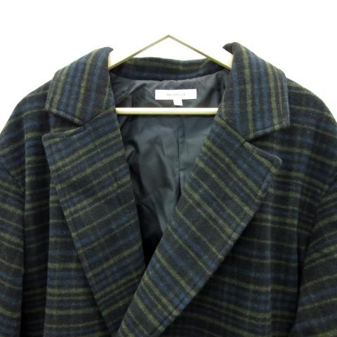 MOUSSY マウジー moussy チェスターコート ロング丈 チェック柄 MOUSSY マウジー moussy チェスターコート ロング丈 チェック柄