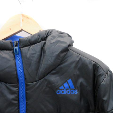 adidas（アディダス） 中綿ジャケット ミドル丈 ジップアップ フード