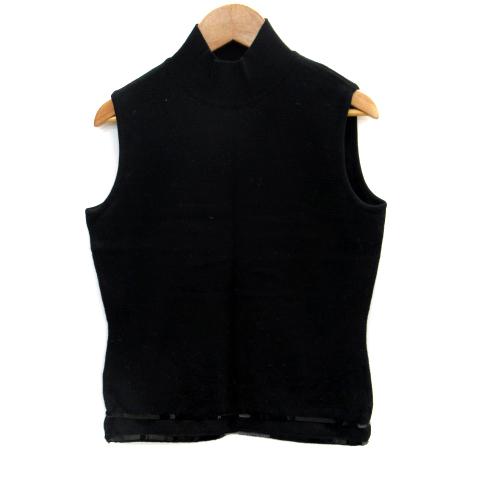 ハロッズ Harrods ニット カットソー ノースリーブ ボトルネック  