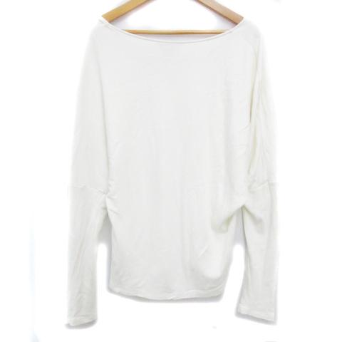 theory 丸首長袖カットソー　ホワイト　タグ付き theory 丸首長袖カットソーホワイトタグ付き