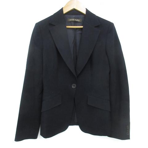 アンクライン ANNE KLEIN テーラードジャケット ミドル丈 ウール 総 