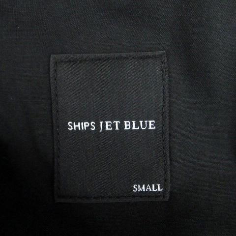 シップスジェットブルー SHIPS JET BLUE テーラードジャケット ミドル丈 ダブルボタン S 黒 ブラック /HO49 レディース｜vectorpremium｜04
