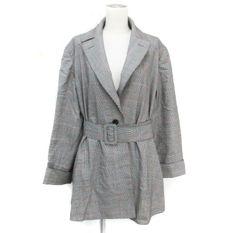 49アベニュー ジュンコシマダ コート ショート丈 オープンカラー 