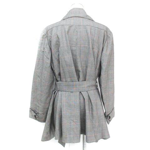 49AVジュンコシマダショートコート レザーステンカラーコート 49AV JUNKO SHIMADA｜クロスプラス公式通販