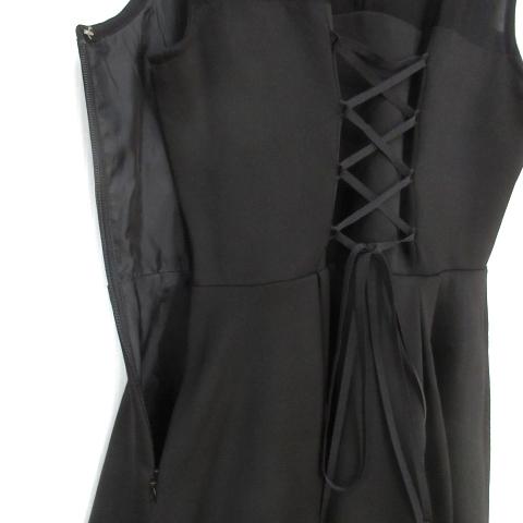 新品タグ付き◎Bandel ブラック ノースリーブ ワンピース 楽天市場】ブラックドレス タイト シースルー レース