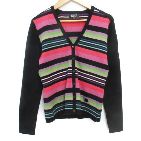 ソニア ソニアリキエル ニットカーディガン ミドル丈 ウール マルチ  