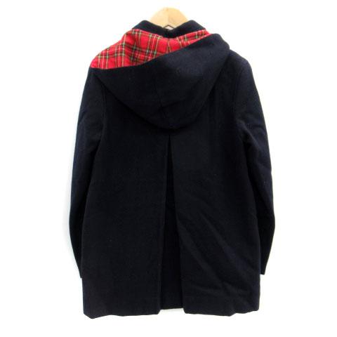 SHIPS シップス ウール ステンカラーコート 濃紺 サイズL SHIPS（シップス）の「SD: ウール カーコート(ネイビー)（ステン