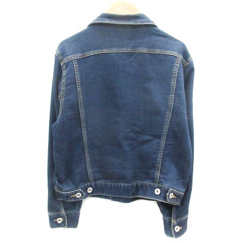 ビス ViS デニムジャケット ジージャン Gジャン ミドル丈 M ネイビー