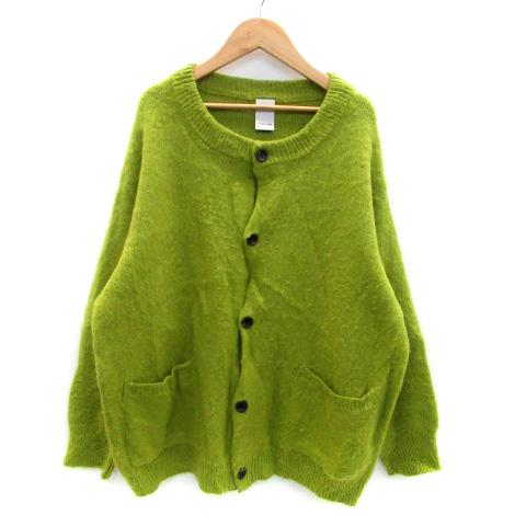 キャスパー ジョン Casper John ニットカーディガン ラウンドネック