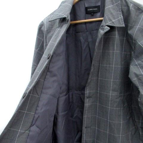 GLOBAL WORK（グローバルワーク） ステンカラージャケット ミドル丈