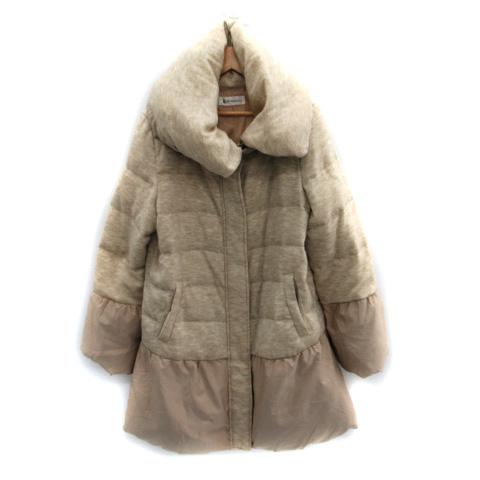 メトリーゼ MAITRESSE ダウンコート ロング丈 ボリュームカラー 切替 2  