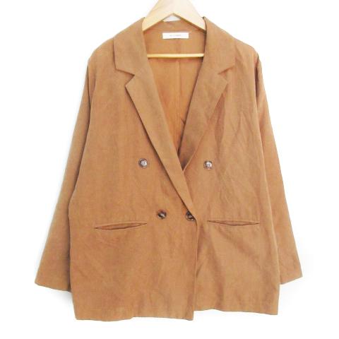ダブルクローゼット w closet テーラードジャケット ロング丈 ダブル 