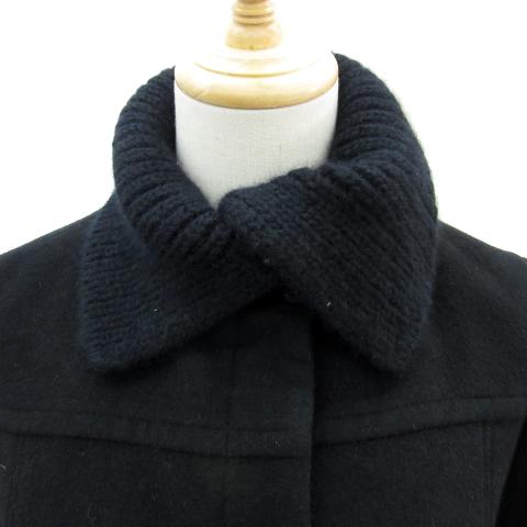 コムサデモード COMME CA DU MODE ステンカラーコート ロング丈 無地